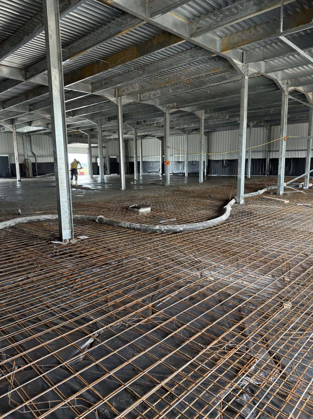 Coulage Béton pour sol industriel en Seine Maritime