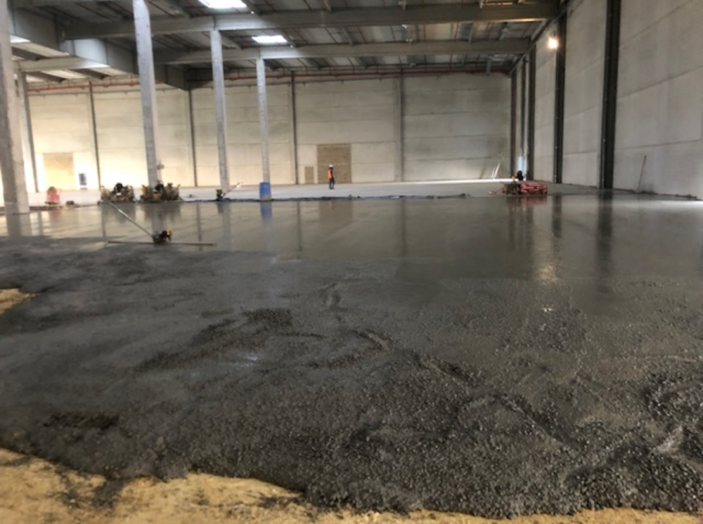 Coulage Béton pour sol industriel dans l'Yonne